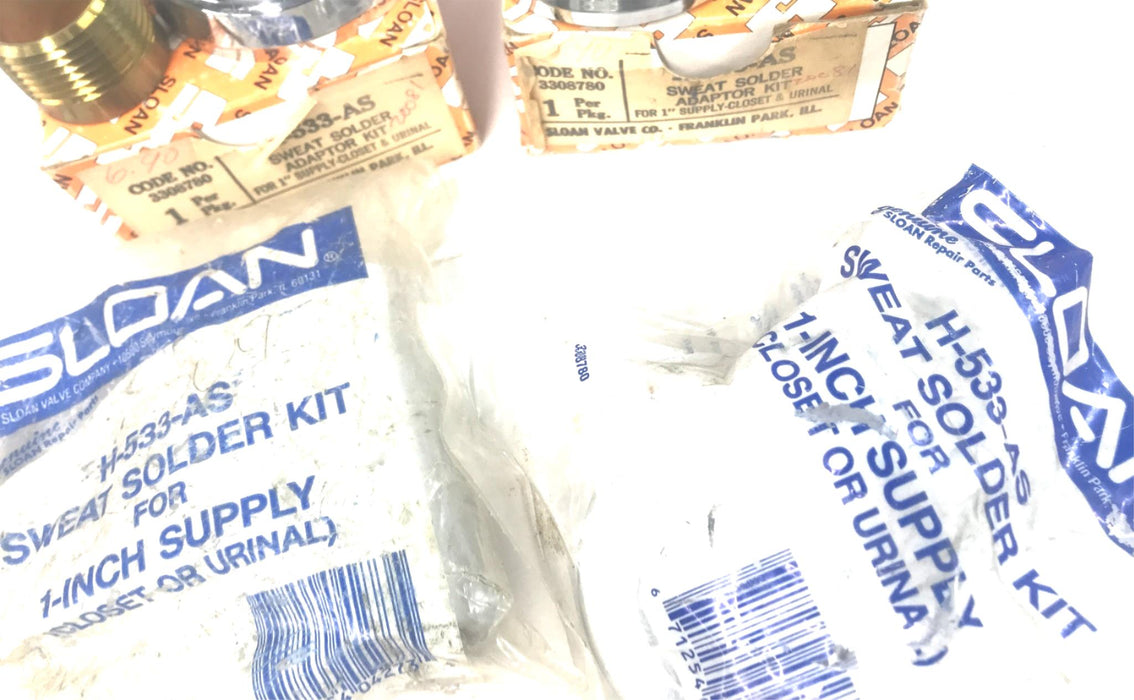 Sloan Sweat Solder Kit for 1" Supply H-533-AS [Lot of 4] NOS