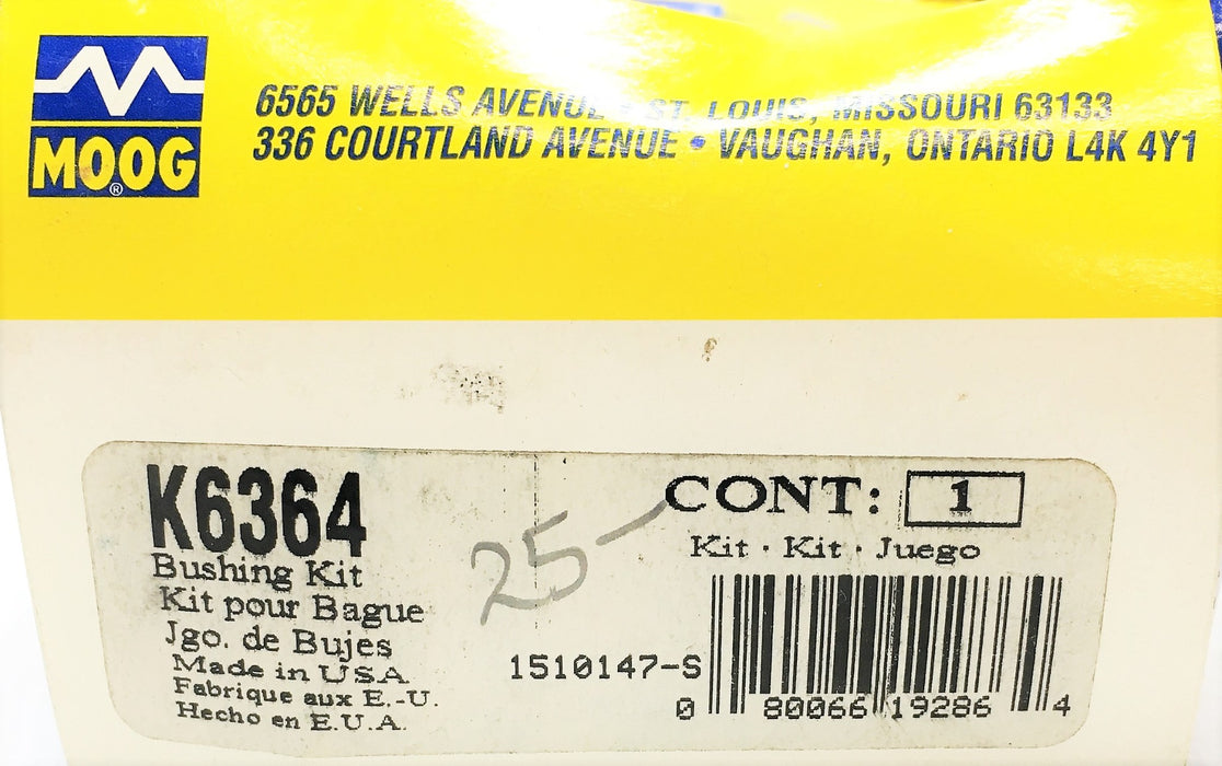 Moog Suspension Control Arm Bushing K6364 NOS