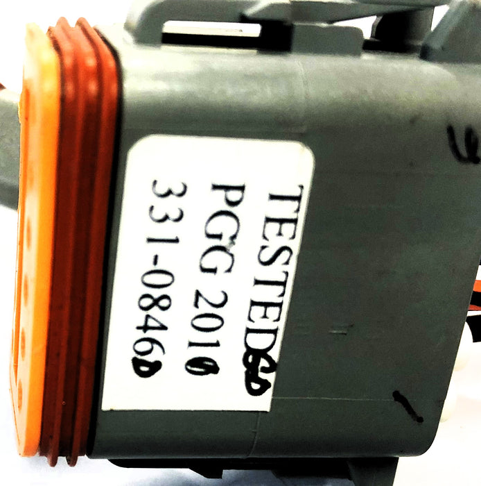 Deutsch DR04-12P PGG 2010 Connector Interlock Adapter Harness 331-0846 NOS