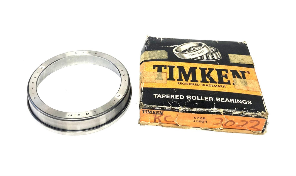 Timken Tapered Roller Bearing Cup 672B NOS