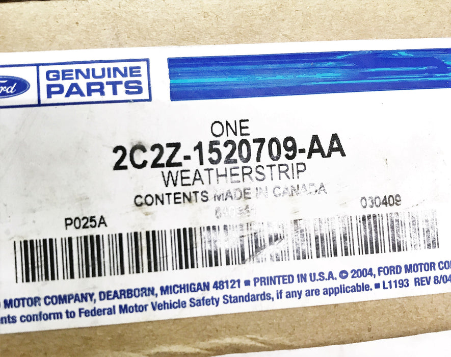 Ford OEM Weatherstrip 2C2Z-1520709-AA NOS