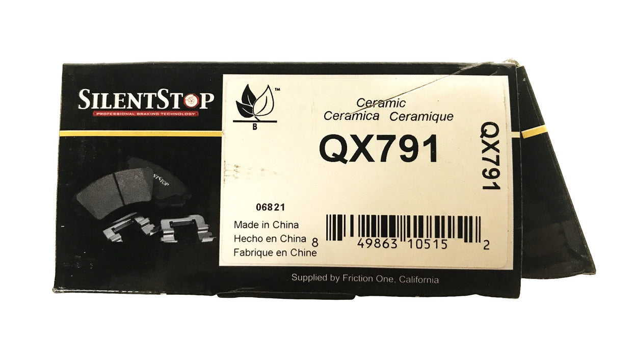 Silent Stop Semi-Metallic Brake Pad Kit QX791 NOS