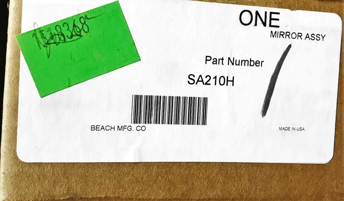 Beach MFG Heated Mirror Assembly SA210H NOS