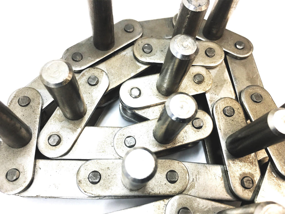 Unbranded 33 Inch Roller Chain With D-5 Attachment 1 Inch Pitch [Lot of 3] USED