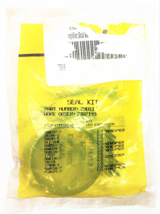 HASKEL Gas Booster Seal Kit 29013 NOS