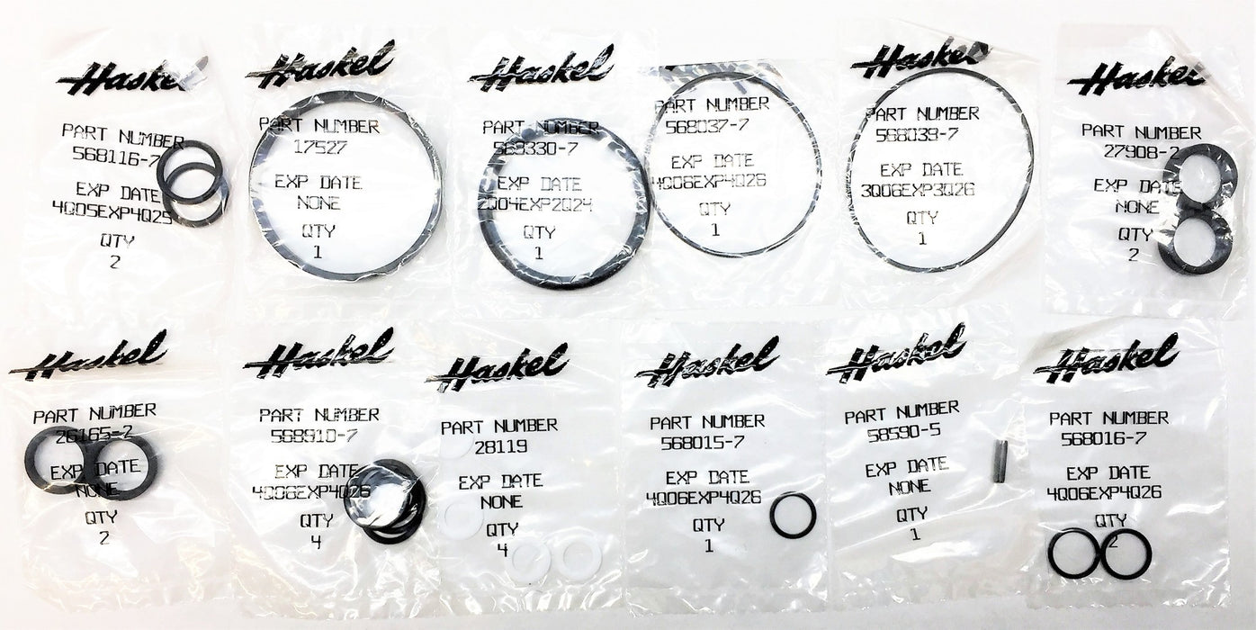 HASKEL Gas Booster Seal Kit 29013 NOS