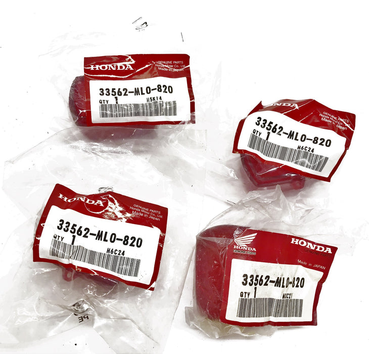 Honda OEM Red Lens 33562-ML0-820 [Lot of 4] NOS