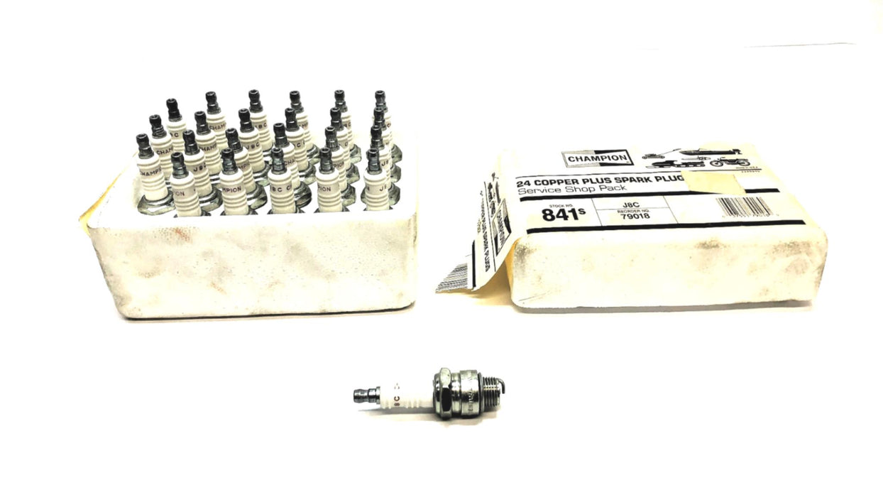 Champion Copper Plus Carton of (24) Spark Plugs J8C (841S) NOS