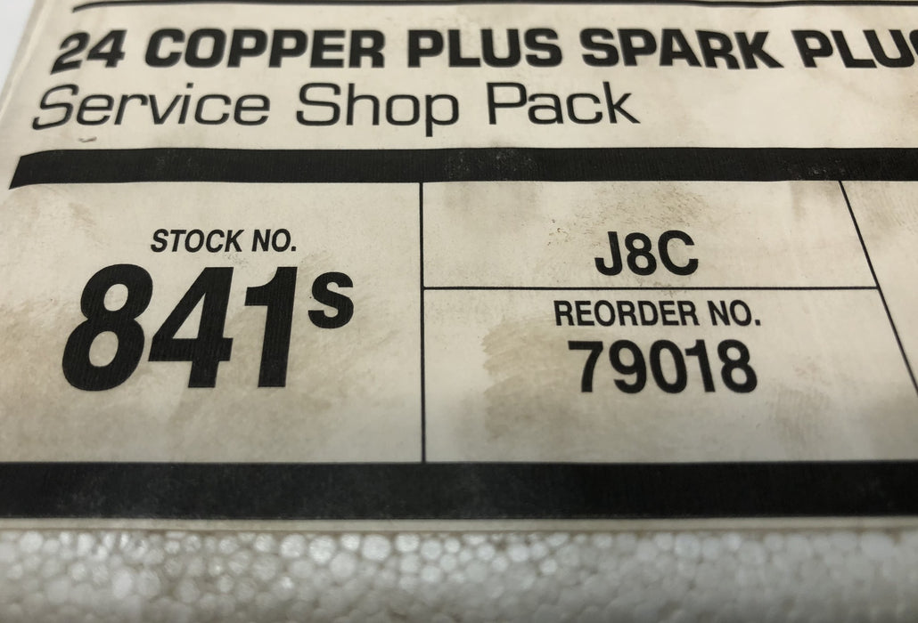 Champion Copper Plus Carton of (24) Spark Plugs J8C (841S) NOS
