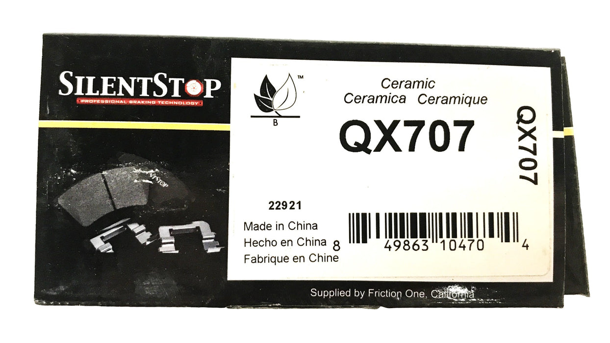 Silent Stop Semi-Metallic Brake Pad Kit QX707 NOS