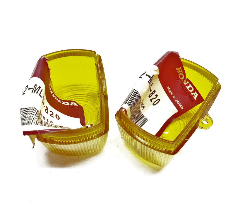 Honda OEM Amber Lens 33582-ML0-820 [Lot of 2] NOS