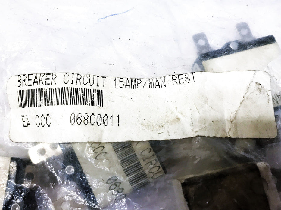CCC 15 Amp Circuit Breaker 068C0011 [Lot of 5] NOS