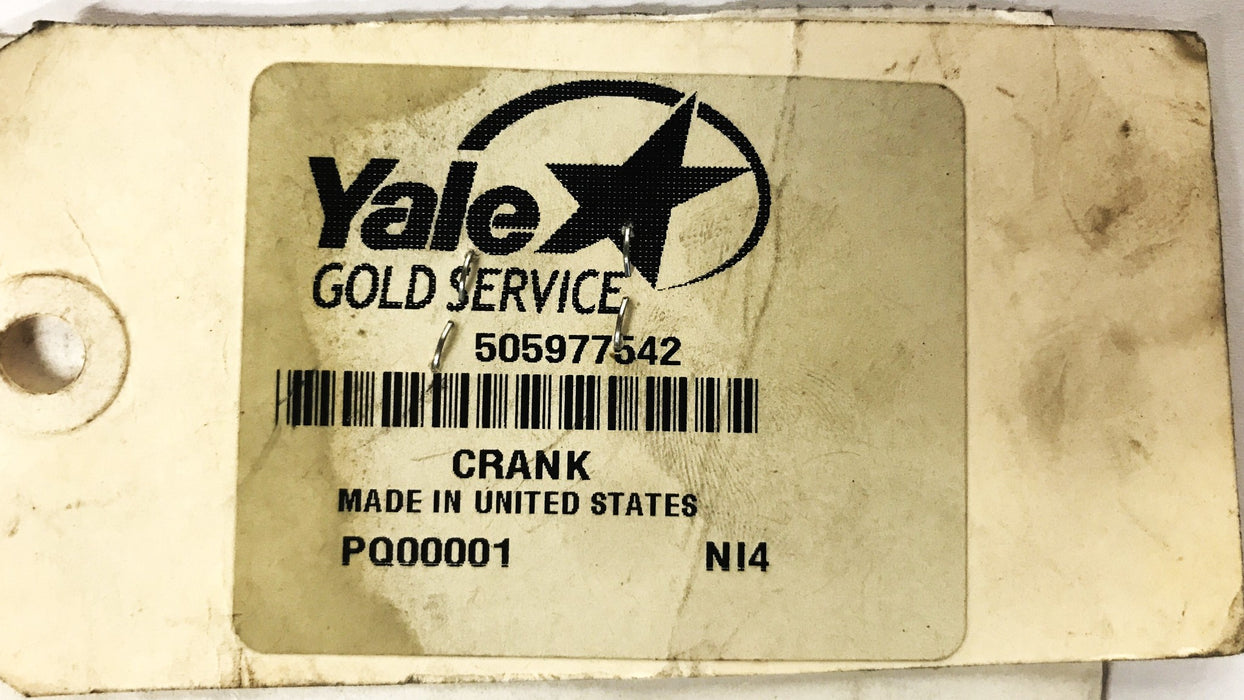 Yale Forklift Crank 505977542 NOS