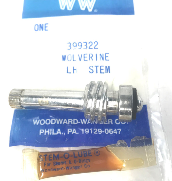 Woodward Wanger Wolverine LH Stem 399322 NOS