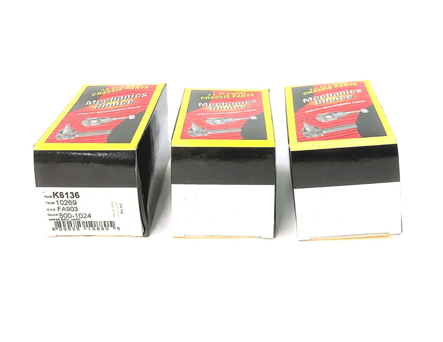 Mechanics Choice Ball Joint K6136 [Lot of 3] NOS