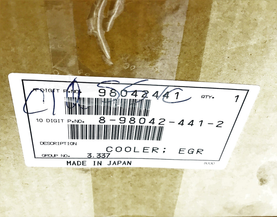 General Motors/Tokyo Rad. EGR Valve Cooler Assembly 98042441 (8-98042-441-2) NOS