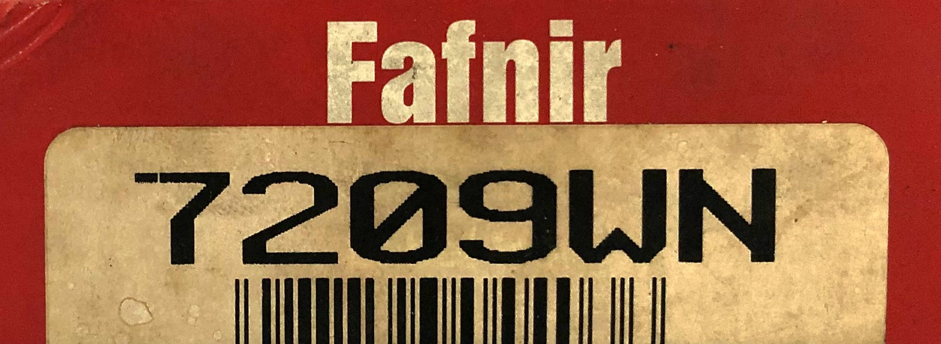 Fafnir Angular Contact Ball Bearing 7209WN NOS