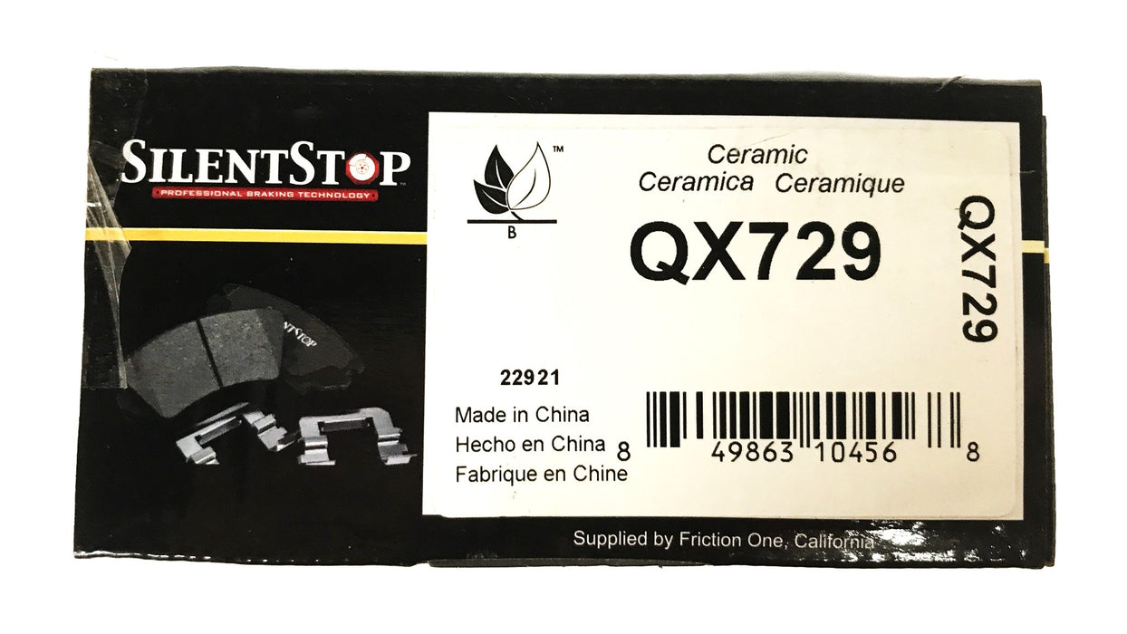 Silent Stop Semi-Metallic Brake Pad Kit QX729 NOS