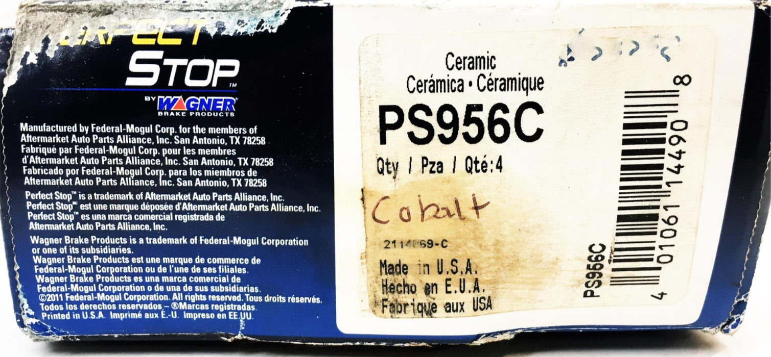 Wagner PerfectStop Brake Pads PS956C NOS