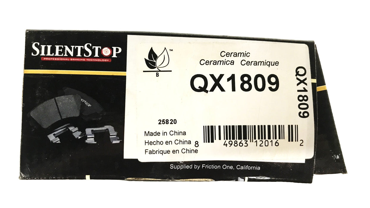 Silent Stop Semi-Metallic Brake Pad Kit QX1809 NOS