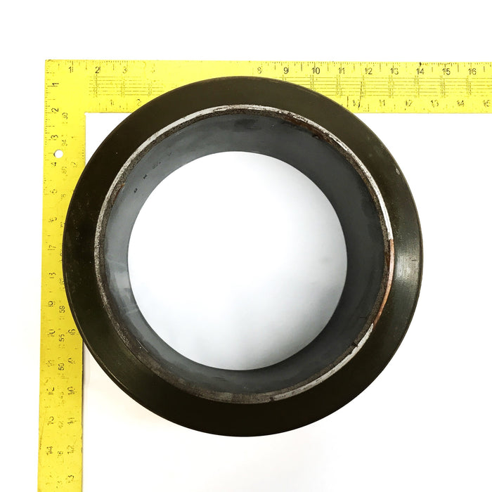 Dexco 8 inch Rubber and Steel Pilot Conveyor Wheel 3554-0002 NOS