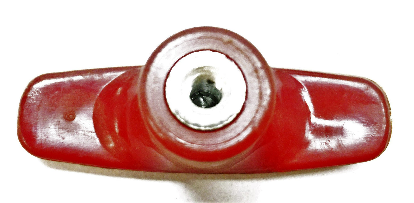 Unbranded Red 2-1/4" Plastic Pull Handle [Lot of 4] NOS