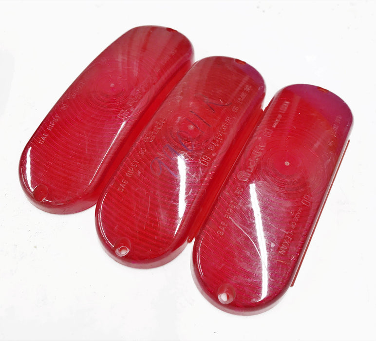 Truck-Lite "Model 60" Red Clearance Light Lens 99011R [Lot of 3]