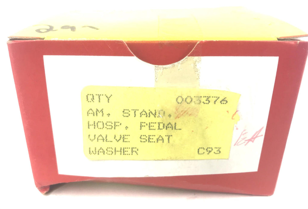 Sexauer/American Standard Pedal Valve Seat Washer 003376 (C93) [Lot of 22] NOS