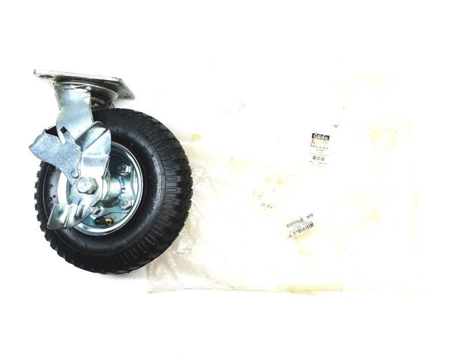 Glide Maxx 8x2 Inch Pneumatic Swivel With Brake Caster 6603008 (GMC-SI-0098) NOS