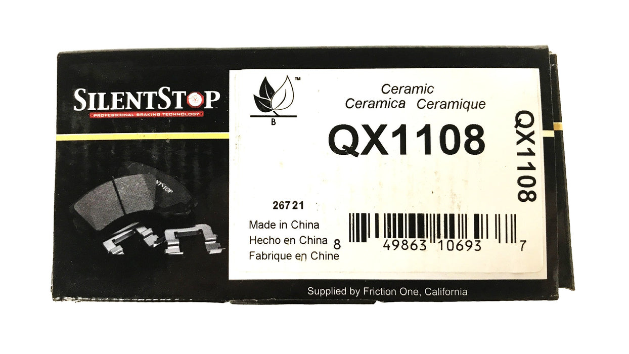 Silent Stop Semi-Metallic Brake Pad Kit QX1108 NOS