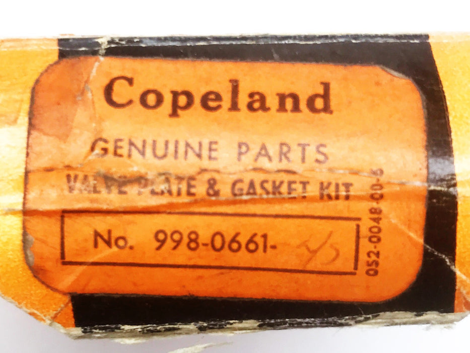 Copeland Valve Plate (Gaskets Attached) 998-0661-45 NOS