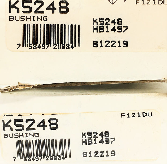 Unbranded Suspension Stabilizer Bar Bushing Kit [Lot of 2] K5248 NOS
