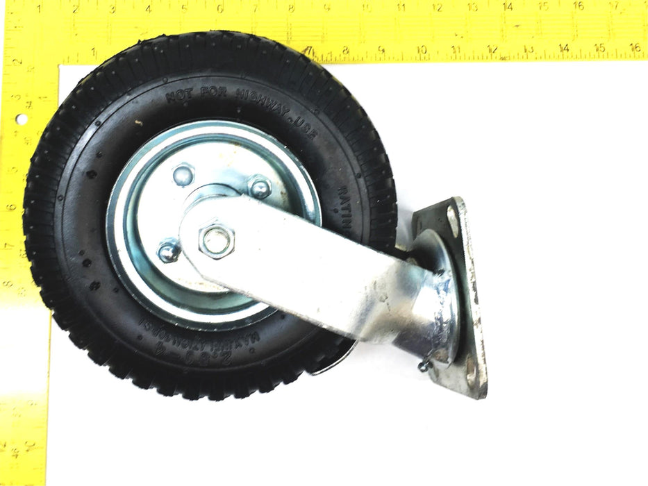 Glide Maxx 8x2 Inch Pneumatic Swivel With Brake Caster 6603008 (GMC-SI-0098) NOS