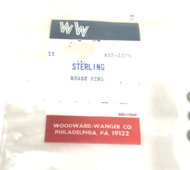 Woodward-Wanger/Sterling Brass Ring ABF-2572 (9BC-733P) [Lot of 17] NOS