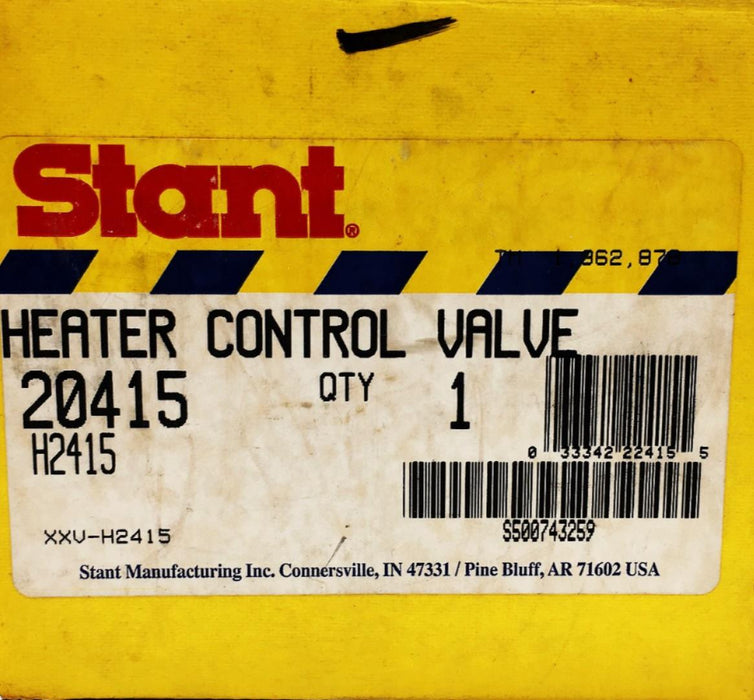 Stant Heater Control Valve 20415 (H2415) NOS