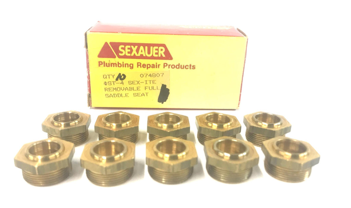 Sexauer/Sex-ite Removable Full Saddle Seat 074807 (ST-4) [Lot of 10] NOS