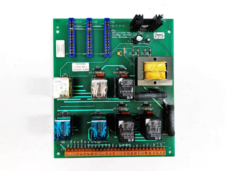 Montgomery Mega Tech ETS Elevator Board P-24571 USED