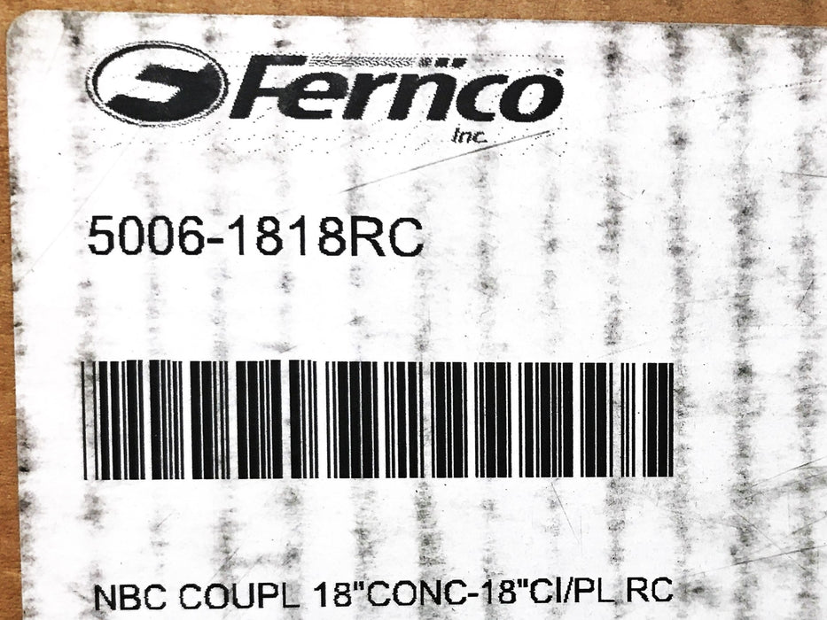 Fermco 18" Strong Back RC 5000 Series Pipe Coupling 5006-1818RC NOS