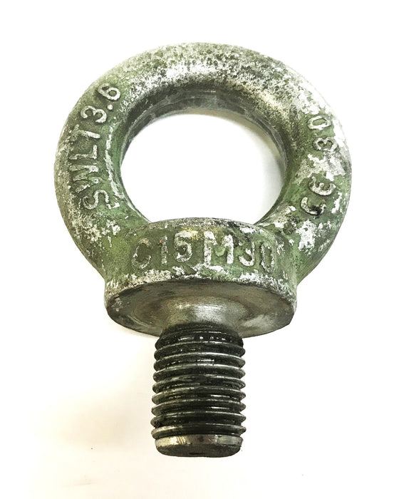 Unbranded 1-1/8 inch Heavy Duty Eye Bolt C15M30 USED