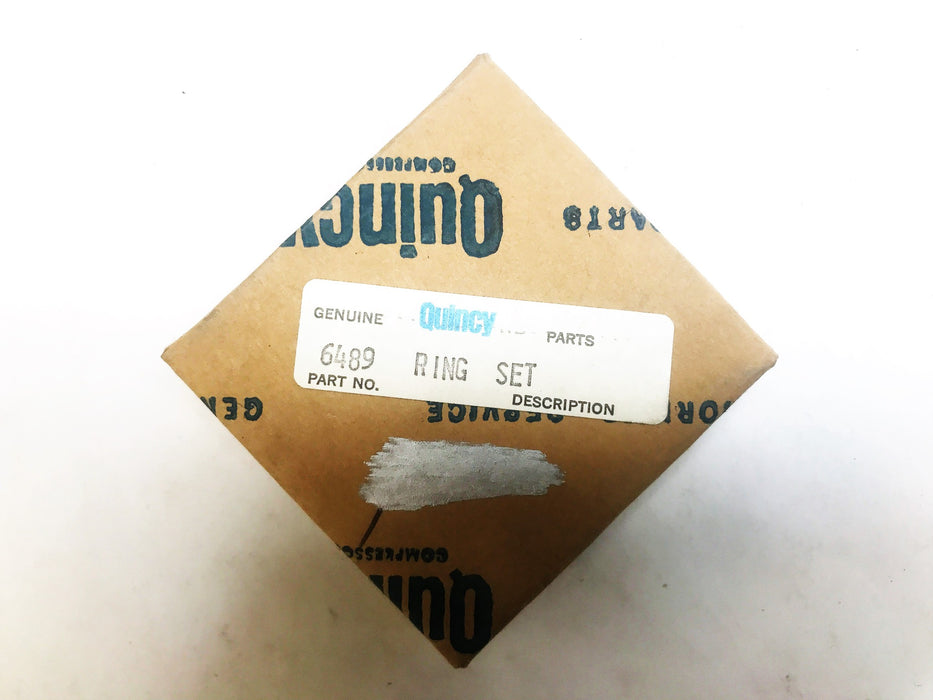 Quincy Compressor Standard Piston Ring Set 6489 NOS