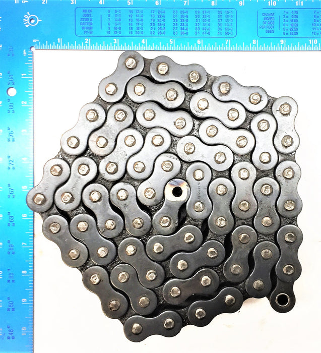 UNBRANDED 76" Double-Strand Roller Chain #80-2 USED