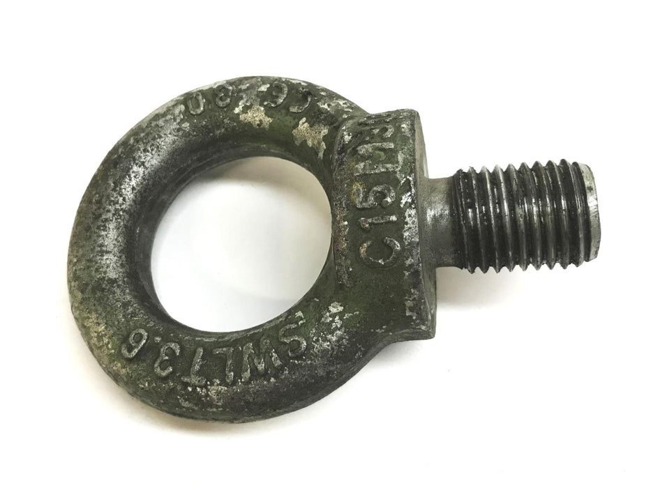 Unbranded 1-1/8 inch Heavy Duty Eye Bolt C15M30 USED