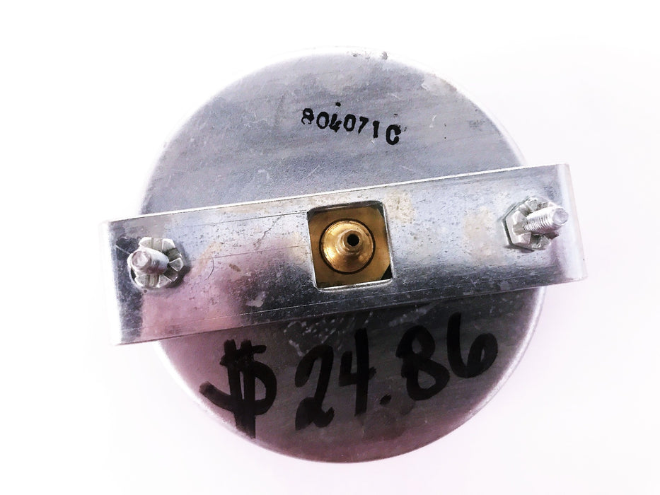 Unbranded 4" Round Pressure Gauge 804071C NOS