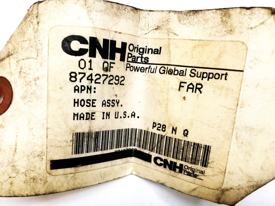 Hose Assembly for CNH Machines 87427292 NOS
