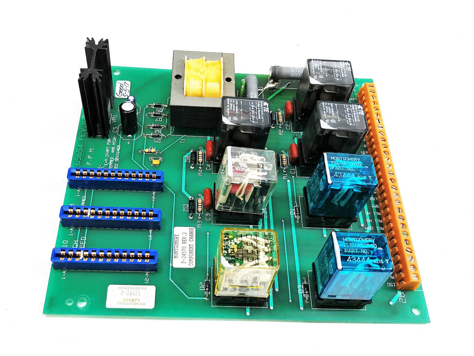 Montgomery Mega Tech ETS Elevator Board P-24571 USED