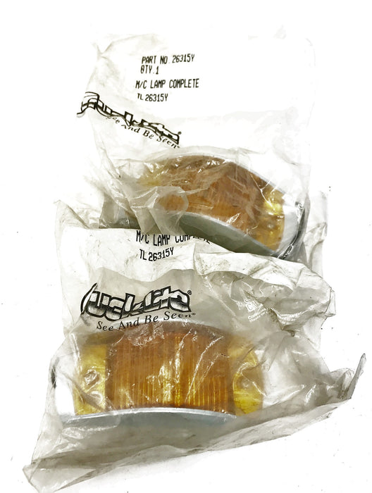 Truck-Lite Armored Amber Marker/Clearance Lamp 26315Y [Lot of 2] NOS