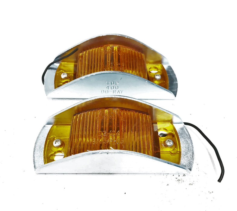 Truck-Lite Armored Amber Marker/Clearance Lamp 26315Y [Lot of 2] NOS