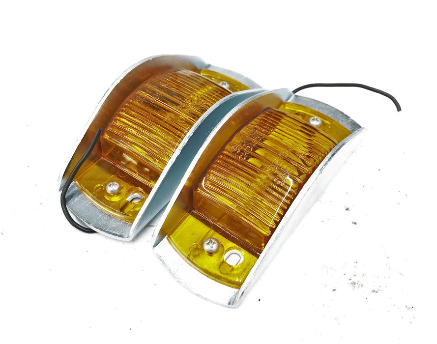 Truck-Lite Armored Amber Marker/Clearance Lamp 26315Y [Lot of 2] NOS