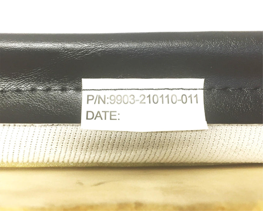 MCI Black Seat Cover & Cushion 9903-210110-011 NOS