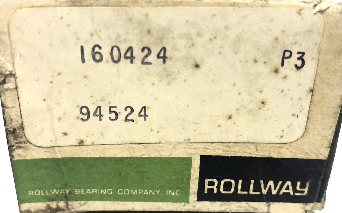 Rollway 160424 Needle Bearing Roller Cage Assembly 94524 [Lot of 2] NOS